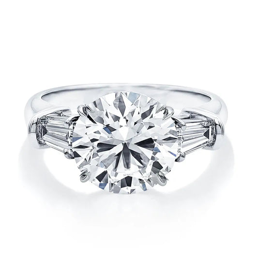 Bellatrix 3-Carat 18K Gold Vermeil Engagement Ring