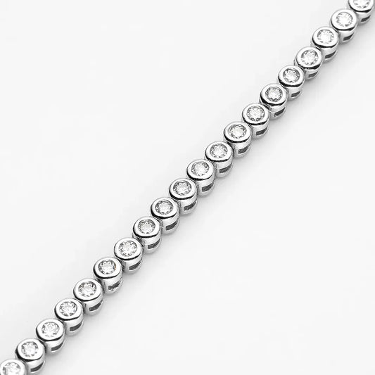 Elysia Bubble Moissanite Diamonds Tennis Bracelet