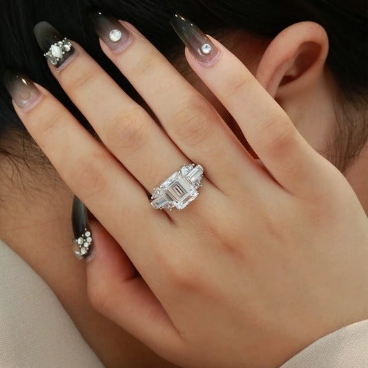 Leda 4-Carat Gembellish™ Moissanite Diamond Floral Ring