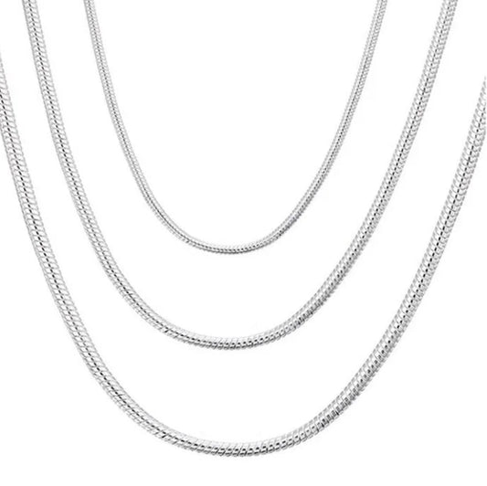 925 Silver Snake Chains