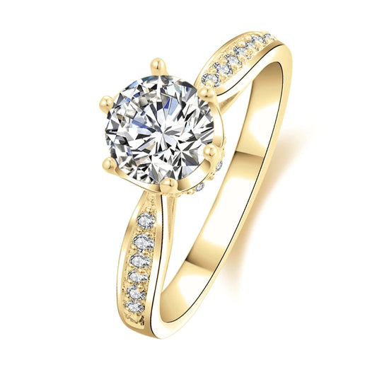Ashur 10K Gold 1-Carat Moissanite Diamond Ring – A Timeless Symbol of Love
