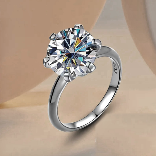 Rigel Luxury Solitaire Moissanite Diamond Ring