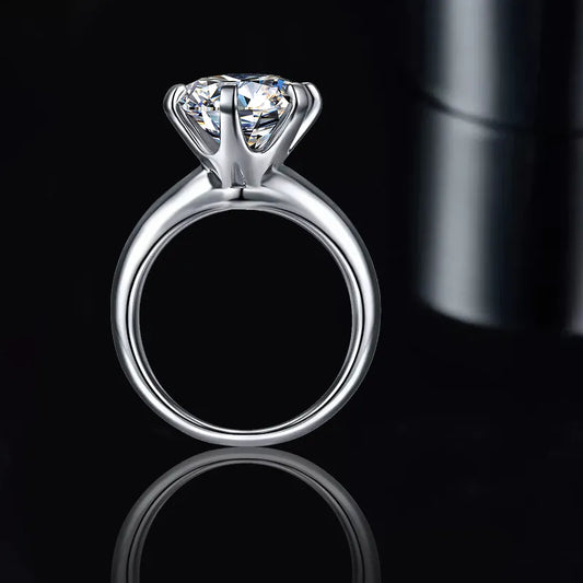 Rigel Luxury Solitaire Moissanite Diamond Ring