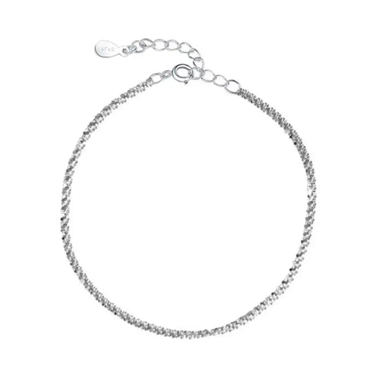Minimalist 925 Sterling Silver Fashion Anklets For Women