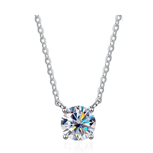 Radiant Elegance: Gembellish™ Moissanite Diamond Pendant Necklace