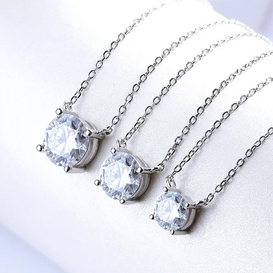 Radiant Elegance: Gembellish™ Moissanite Diamond Pendant Necklace