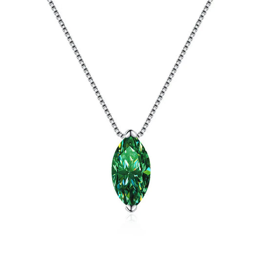 Calliope Marquise Cut Moissanite Diamond Pendant Necklace
