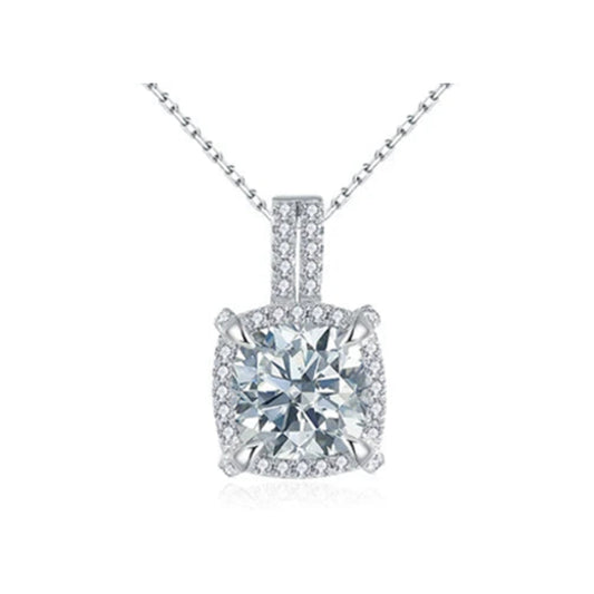 Asteria 8.4-Carat Cushion Cut All Moissanite Diamonds Jewellery Set