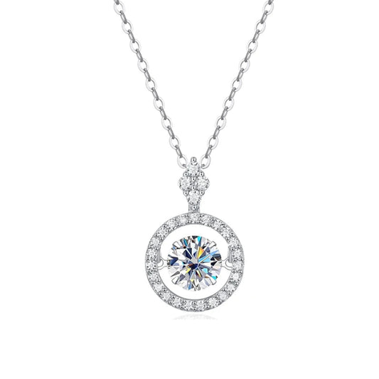 Finn 2-Carat Moissanite Jewellery Set: Timeless Elegance in Platinum Vermeil