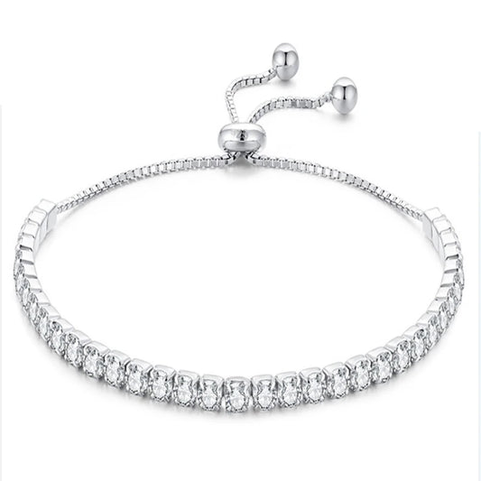 Canis Adjustable Moissanite Diamond Bracelet: Elegant, Timeless Jewellery