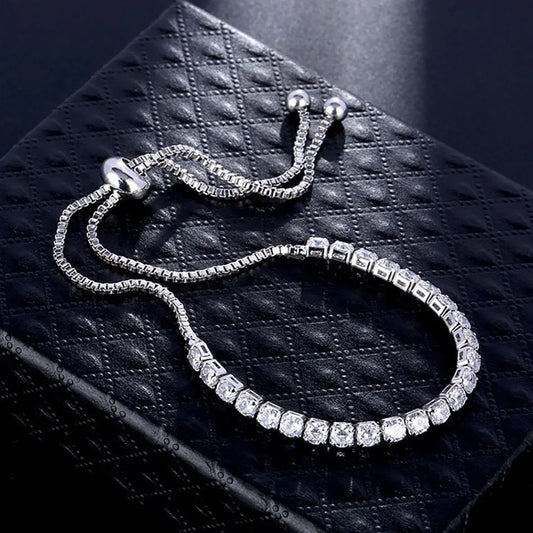 Canis Adjustable Moissanite Diamond Bracelet: Elegant, Timeless Jewellery