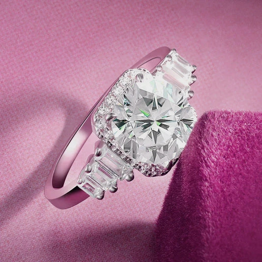 Eridanus 3-Carat Moissanite Diamond Ring: Radiance for Every Milestone