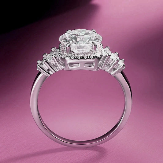 Eridanus 3-Carat Moissanite Diamond Ring: Radiance for Every Milestone