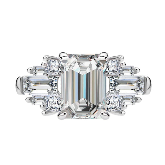 Leda 4-Carat Gembellish™ Moissanite Diamond Floral Ring