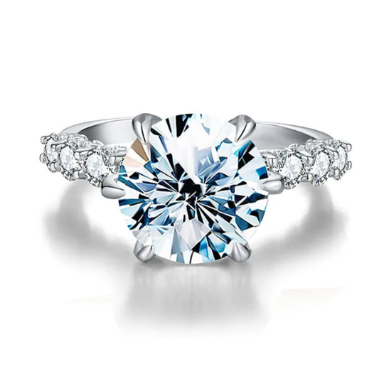 Kalista 5-Carat Moissanite Engagement Ring –Luxury and Sophistication