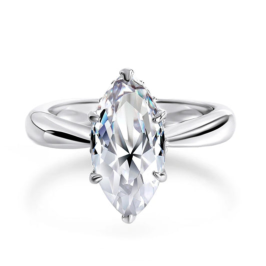 Betelgeuse Marquise Moissanite Engagement Ring: Elegance Redefined