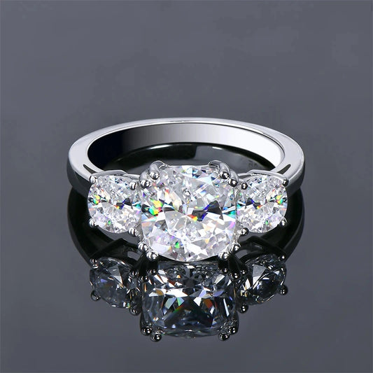 Deneb 2-Carat Cushion Cut Moissanite Diamonds Engagement Ring