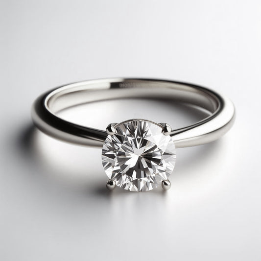 Fortuna 1.05ct CVD Lab-Grown Diamond Engagement Ring – 14K Gold, IGI Certified