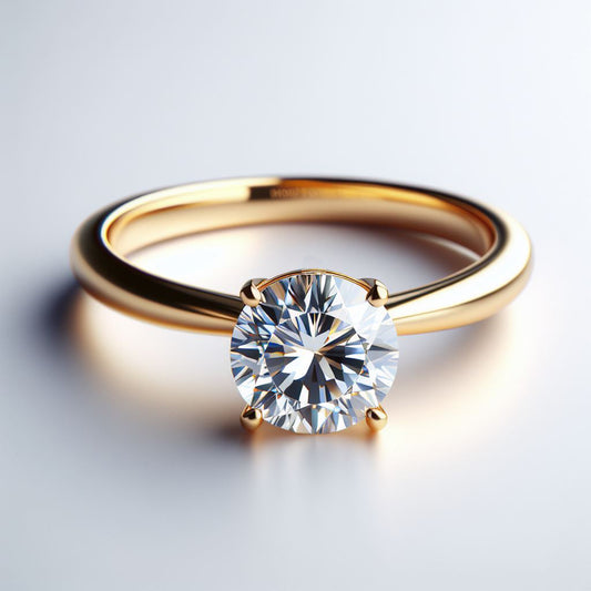Fortuna 1.05ct CVD Lab-Grown Diamond Engagement Ring – 14K Gold, IGI Certified