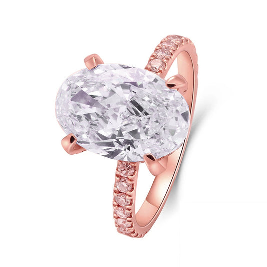 Hera 14K Yellow Gold Oval-Cut Lab-Grown Diamond Ring